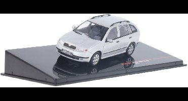 Ixo - Skoda Fabia I Combi 2000 Zilver - 1:43
