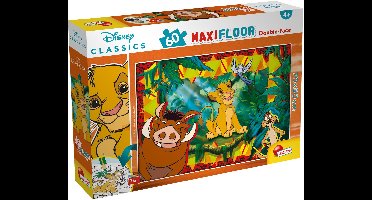 Lisciani - Lion king - Double face - Puzzel Maxifloor - 60 stukjes