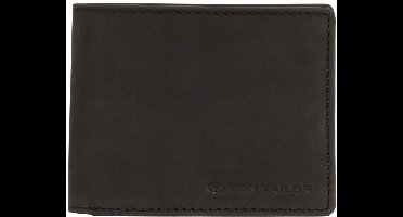 Tom Tailor - TTRON portemonnee van leer - Maat ONESIZE - schwarz / black