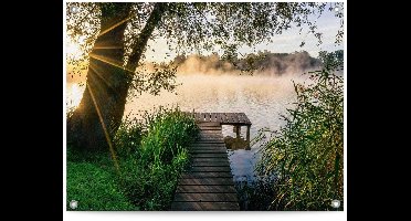 Tuinposter Morgenstond - 60 x 80 - Canvas - REINDERS