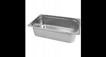 Mega-M Professionele GN 1/1 Bak - 53x32,5 cm - Diepte 150 mm - RVS - Gastronorm Container - Roestvrij Staal - Voor Oven, Koeling en Catering - Extra Diep