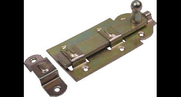 WAELBERS rolschuif vlak | geel verzinkt | 140 x 60 mm