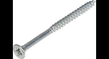 Hoenderdaal 0203.01.42601 Spaanplaatschroef - Platkop - Staal - Verzinkt - PZ2 - 5 x 100/60mm (200st)