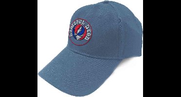 Grateful Dead Baseball pet Steal Your Face Logo Blauw