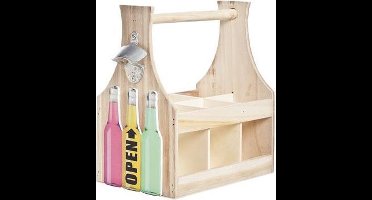 Cosy&Trendy Flessenrek - Open Hout - 28cm x 17cm x 29cm