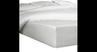 hoeslaken Bumblebee 80 x 200 cm h40 katoen zilver