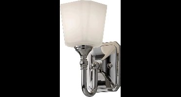 Landelijke Wandlamp - Steady Lighting - Metaal - Landelijk - G9 - L: 15.2cm - Voor Binnen / Binnen - Woonkamer - Eetkamer - Zilver