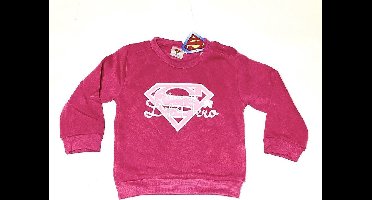 Supergirl sweater Mommy's Lil'Hero fuchsia 74
