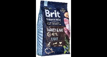 Voer Brit Premium by Nature Light Volwassen 3 Kg