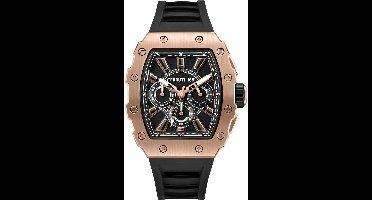 Cerruti 1881 CIWGO0085406 - Horloge - Rubber - Zwart - 47 mm