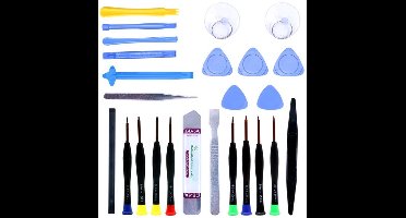 KARZO - 20-in-1 universele schroevendraaierset, professionele elektronica reparatieset voor de meeste smartphones en computers