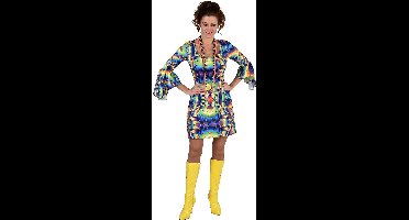 Magic Design Verkleedjurk Groovy Dames Polyester Groen Maat S