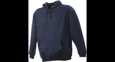 James and Nicholson Unisex Hooded Sweatshirt (Marine)