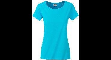 James and Nicholson Dames/dames Basic Organic Katoenen T-Shirt (Turquoise)
