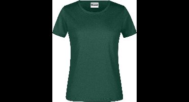 James And Nicholson Dames/dames Ronde Hals Basic T-Shirt (Donkergroen)