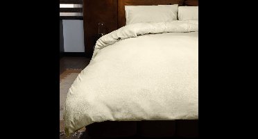 Zydante® Dekbedovertrek Emboss Crocodile 240x220 cm - Champagne - met 2 Kussenslopen