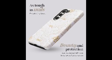 MIO by Mobilize Hoesje | Geschikt voor Samsung Galaxy S25 Plus | Compatibel met MagSafe / Qi2 | Hard Shell Back Cover | White Roses