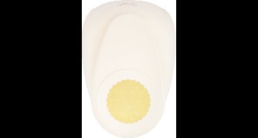 Vaessen Creative Pons - Figuurpons - Cirkel Geschulpt - Ø 8,9 cm
