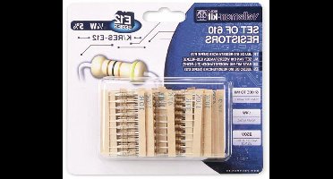 Weerstanden Bouwpakket - Elektronica Componenten - Hobby Elektronica - 12-in-1 Set - 610 Stuks - Grijs