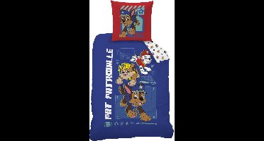 PAW Patrol Dekbedovertrek, Patou- 140 x 200 cm - Katoen