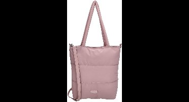 Beagles Calvia Shopper Schoudertas Trendy Puffer Soft - Tote Bag - Dames Tas - Oudroze