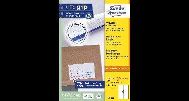 Avery Zweckform Universal - Permanente, selbstklebende Papieretiketten - weiß - 105 x 148 mm - 800 Etikett(en) (200 Bogen x 4) (3483-200)