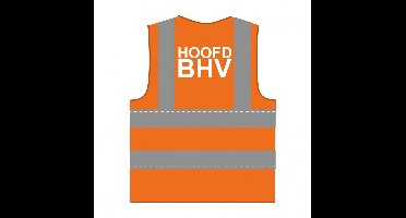 Hoofd BHV hesje RWS oranje