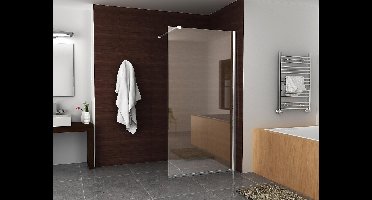 Wiesbaden Comfort Inloopdouche 60 x 200 cm - Helder Glas en Chroom