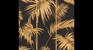 PALMBLADEREN BEHANG | Botanisch - oranje goud - A.S. Création Metropolitan Stories
