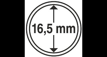 Muntcapsules Rond - geschikt voor munten Ø 16.5 mm. - GRIPS