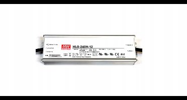 Mean Well HLG-240H-12A LED-driver, LED-transformator Constante spanning, Constante stroomsterkte 192 W 16 A 12 V/DC PFC