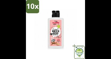 10 x Marcel's Green Soap - Shampoo - Caring Argan & Oudh - Milde verzorging - 100 ml - Grootverpakking - Vaatwasstrips - Zachte Shampoo - Natuurlijke Verzorging - Argan En Oudh - Biologisch Afbreekbaar - Vegan Shampoo