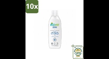 10 x Ecover - Vloeibaar wasmiddel - Wol & Fijnwas - 1 liter - Wasstrips - Wasmiddel Wol - Vloeibaar Wasmiddel - Delicate Stoffen - Zacht Wasmiddel - Koud Wassen