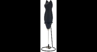 Balvi Milk Frother Kat Poes Zwart
