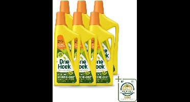6 x Driehoek – Vloeibare Zeep – Oranjebloesem – 725 ml - Wasstrips - Vloeibare Zeep - Natuurlijke Schoonmaak - Textiel Reinigen - Meubel Reinigen - Vloer Reinigen