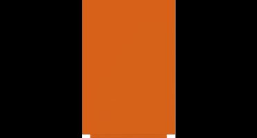 Rocada whiteboard - Skincolour - 75 x 115 cm - oranje gelakt