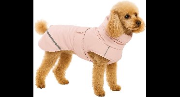Hondenjas – Flamingo Cujo – honden jas – hondenjasjes winter – hondenjas waterdicht – 30 cm – A:30cm B:42cm C:42-48cm – roze