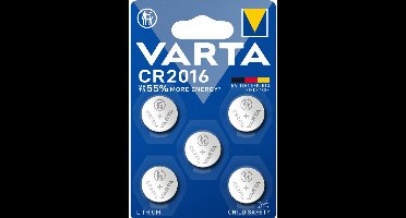 Varta CR2016 - 5 stuks
