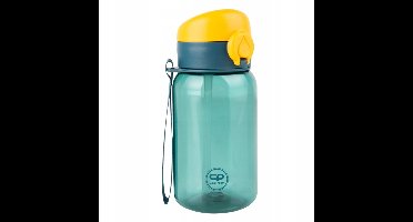 CoolPack Hugo Bidon met Rietje Blauw Geel 500ml - BPA-vrij