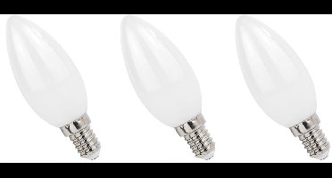Spectrum LED Lamp E14 1W 230V - 100 Lumen - 2700K Warm wit - Gezellig licht - Energiezuinig - 3 stuks