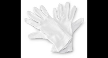 Hama Katoenen handschoenen, maat M, 1 paar, wit