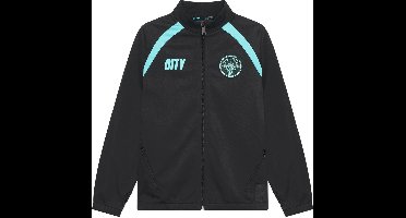 Manchester City Trainingspak Kinderen 2025/2026 - Maat 116 t/m 164 - Voetbalkleding - Sportkleding - Jongens & Meisjes - Zwart - Manchester City Fanshop