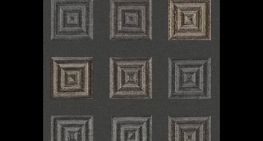 GRAFISCH BEHANG | Modern - metallic zwart - A.S. Création Ethnic Origin