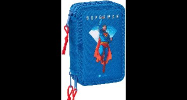 Superman Gevuld etui Superhero - 37 stuks - 19.5 x 12.5 x 5.5 cm - Polyester