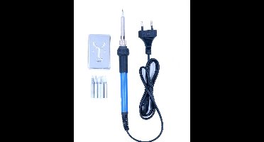 Soldeerboutset - Soldeerpen Elektronica - Elektronica Repareren - Temperatuurregelbaar - 60 Watt - Grijs