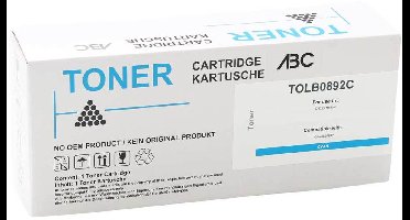 ABC huismerk toner geschikt voor Olivetti B0892 cyan D-Color MF3000