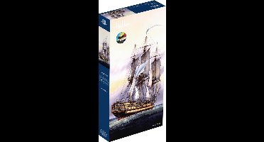 Heller Modelbouwpakket Schepen - 58889 Lijnschip Le Glorieux - Starter Kit Plastic - 1:150 - Modelbouw
