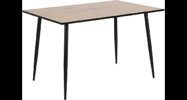 Eettafel Nordesign 120x80cm wild eiken met zwart