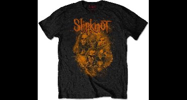 Slipknot - WANYK Orange Heren Tshirt - L - Zwart