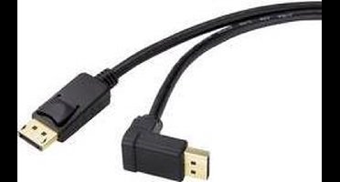 Renkforce SP-9163732 DisplayPort-kabel DisplayPort Aansluitkabel DisplayPort-stekker, DisplayPort-stekker 1.50 m Zwart